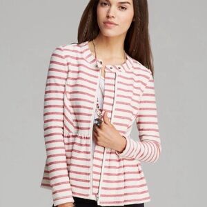 Free People Peplum Stripe Jacket